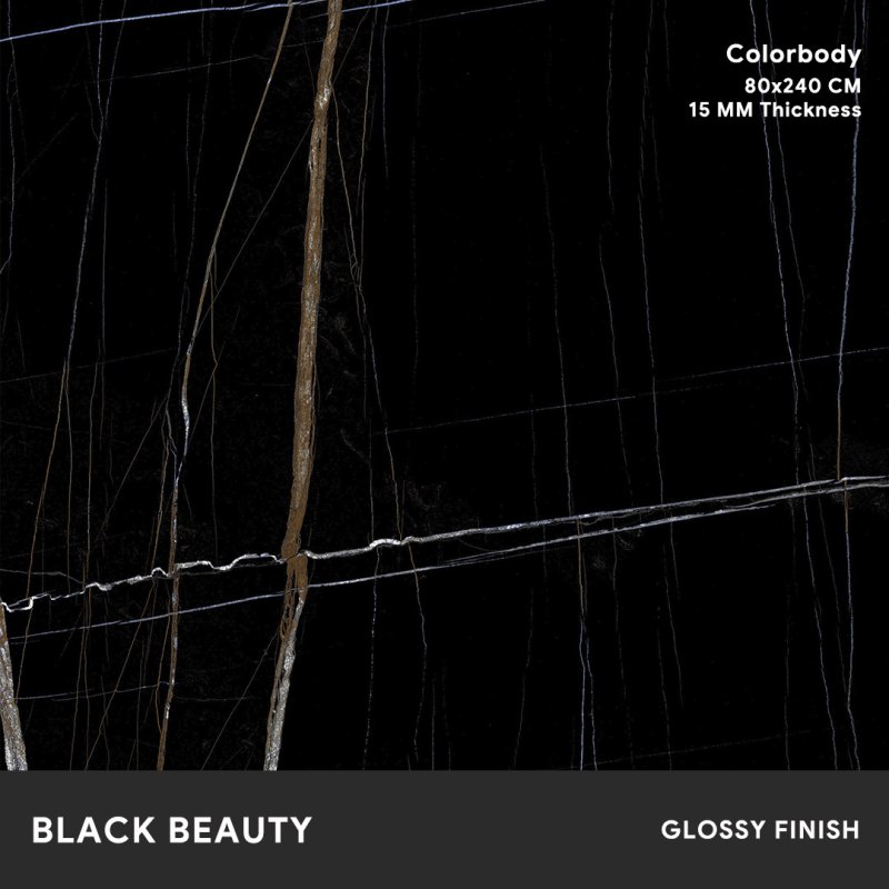 Black Beauty - 80x240 CM ผิวเงา