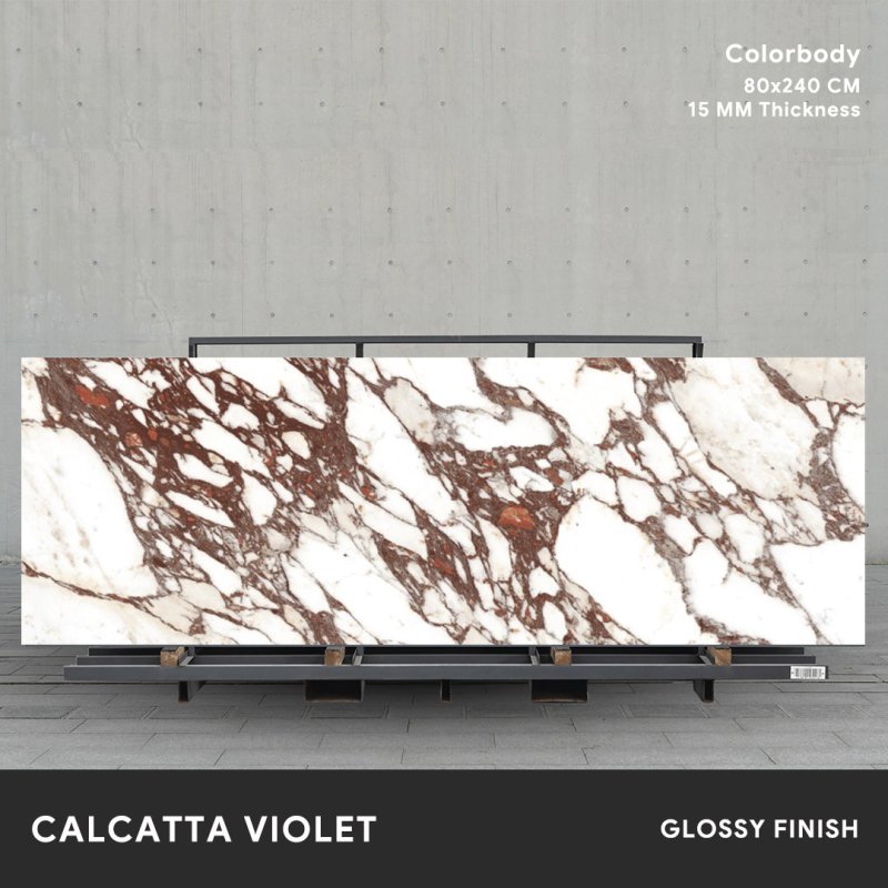Calacatta Violet - 80x240 CM ผิวเงา