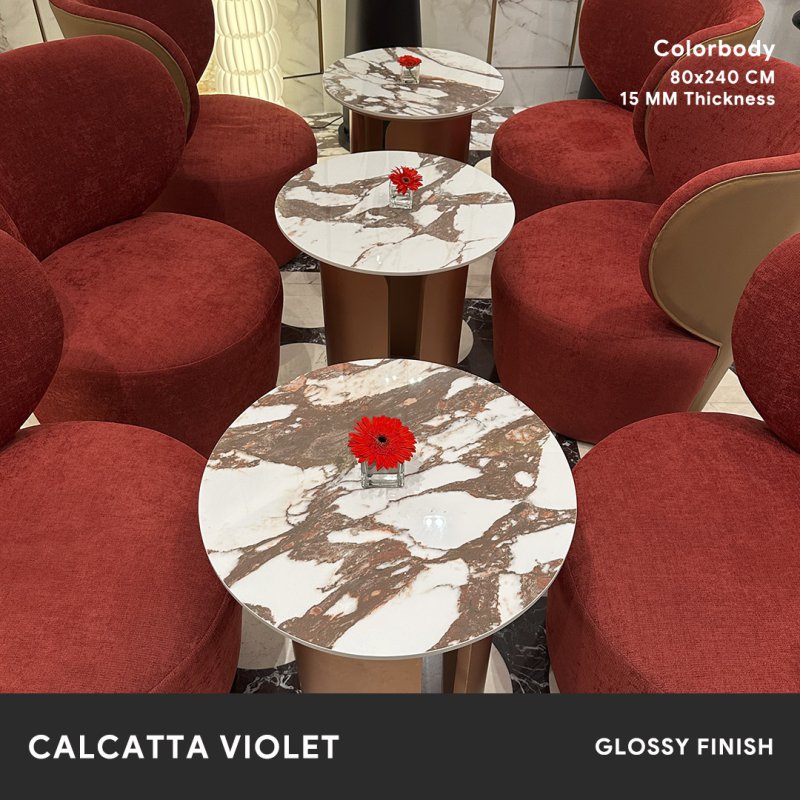 Calacatta Violet - 80x240 CM ผิวเงา