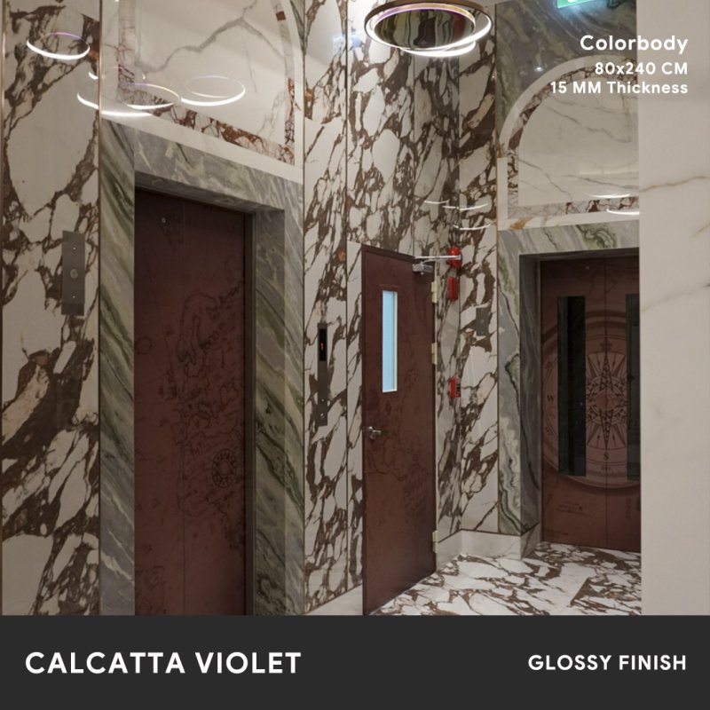 Calacatta Violet - 80x240 CM ผิวเงา