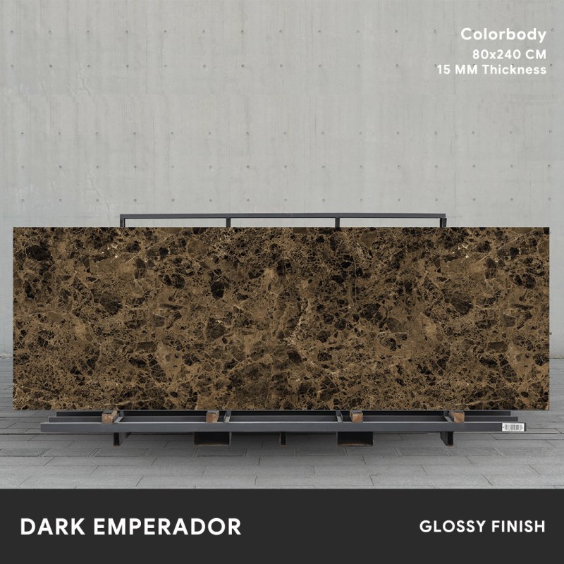 Dark Emperador - 80x240 CM ผิวเงา