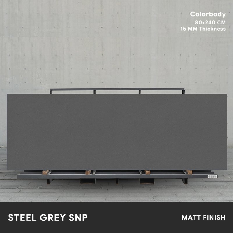 Steel Grey SNP - 80x240 CM ผิวด้าน