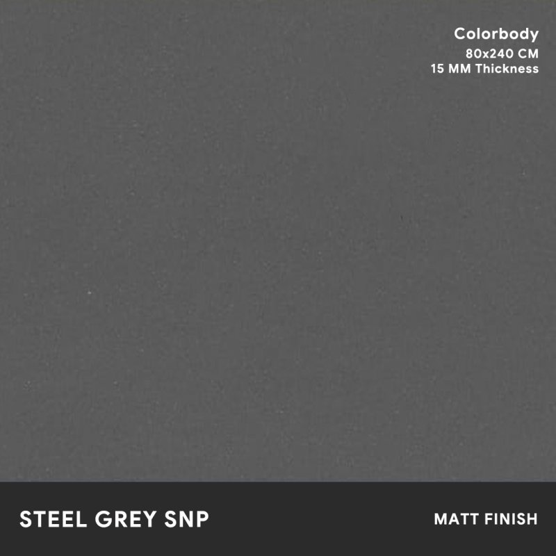 Steel Grey SNP - 80x240 CM ผิวด้าน