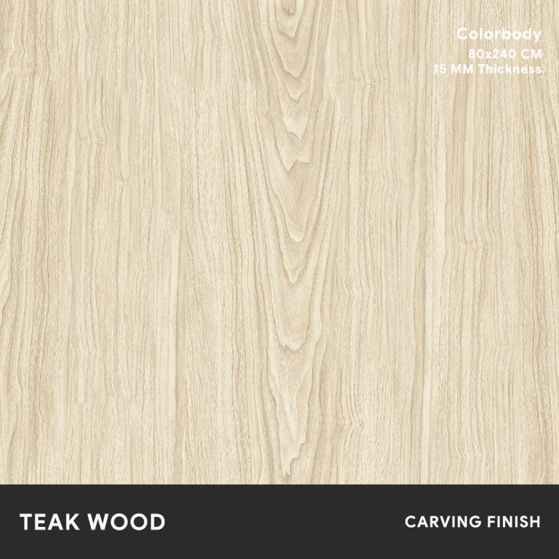 Teak Wood  - 80x240 CM ผิวด้าน