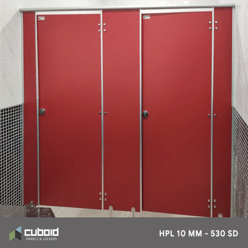 ผนังห้องน้ำสำเร็จรูป HPL สีพื้น