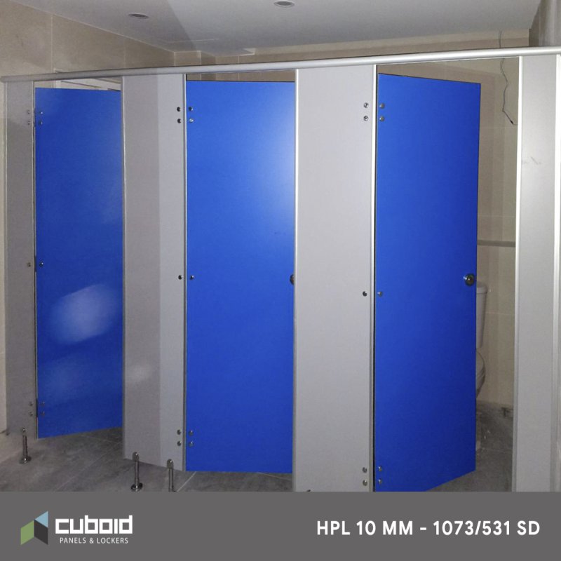 ผนังห้องน้ำสำเร็จรูป HPL สีพื้น