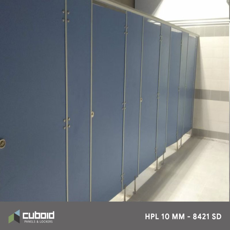 ผนังห้องน้ำสำเร็จรูป HPL สีพื้น