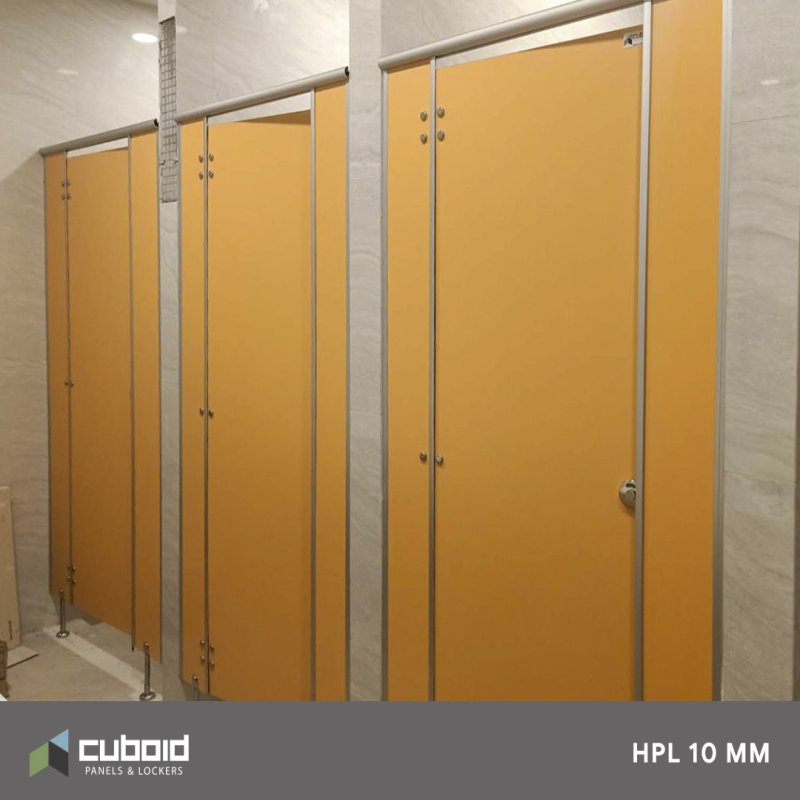 ผนังห้องน้ำสำเร็จรูป HPL สีพื้น