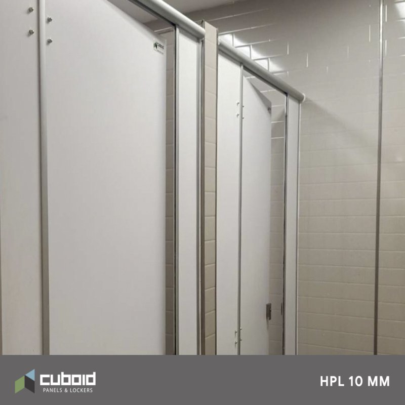 ผนังห้องน้ำสำเร็จรูป HPL สีพื้น