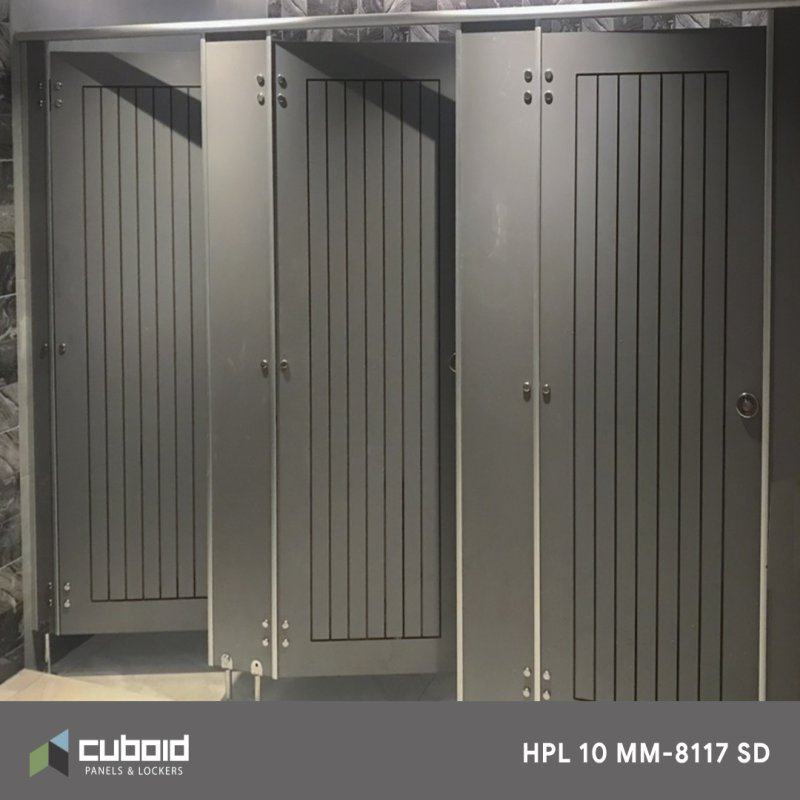 ผนังห้องน้ำสำเร็จรูป HPL สีพื้น