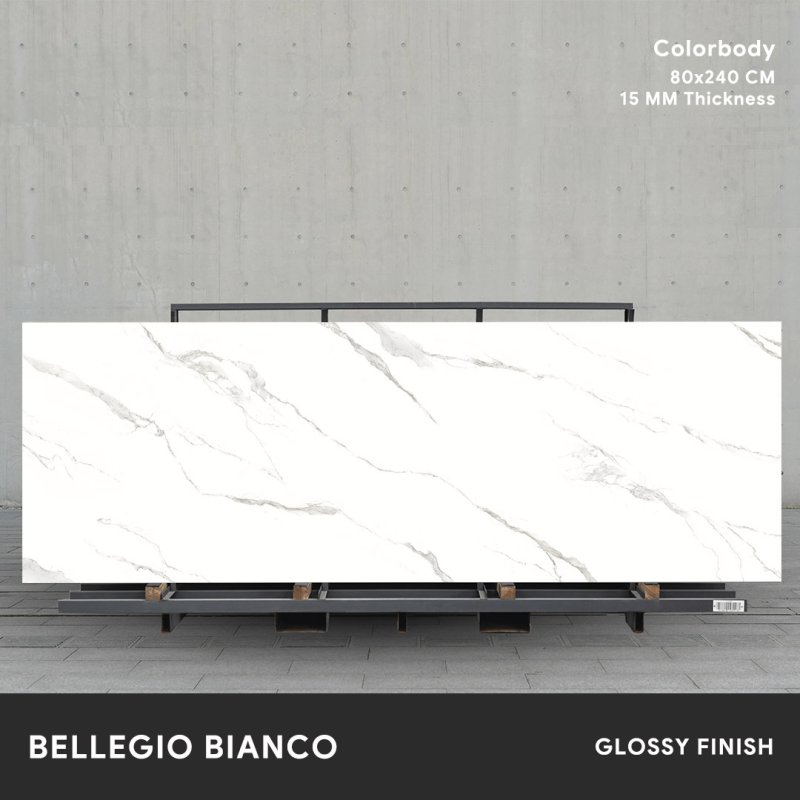 Bellegio Bianco - 80x240 CM ผิวเงา