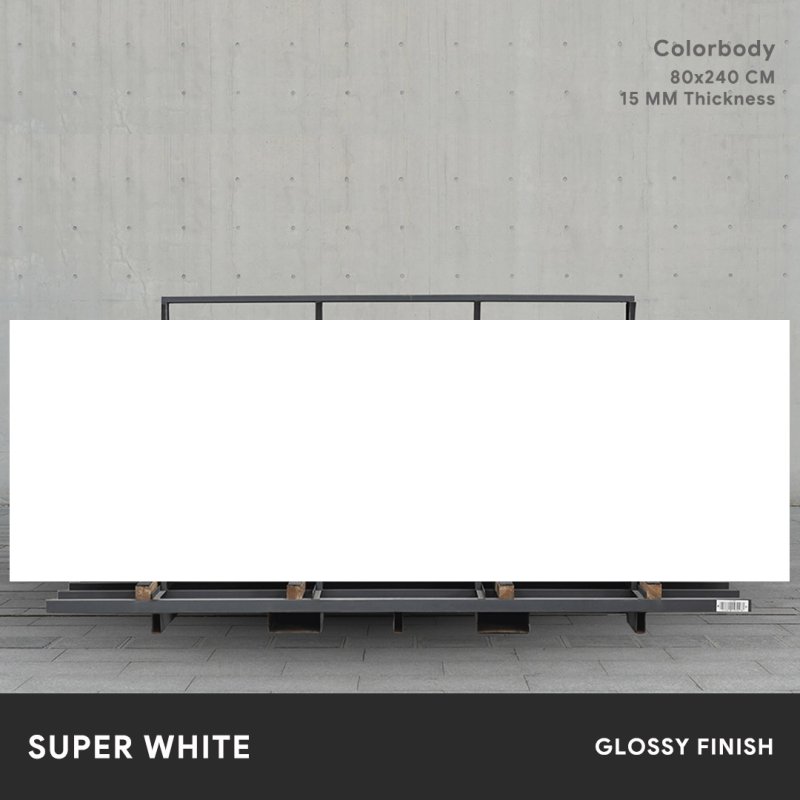 Super White - 80x240 CM ผิวเงา