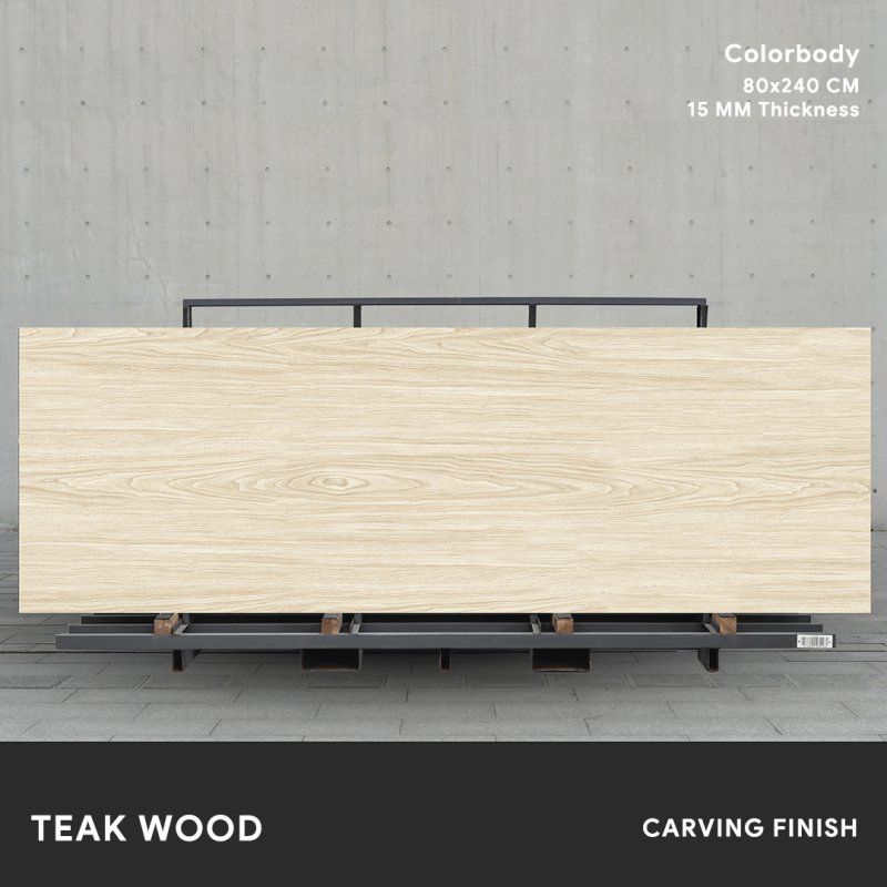 Teak Wood  - 80x240 CM ผิวด้าน
